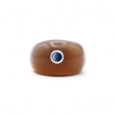 Bague jonc en corne claire... 2