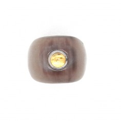 Bague en corne claire -... 2