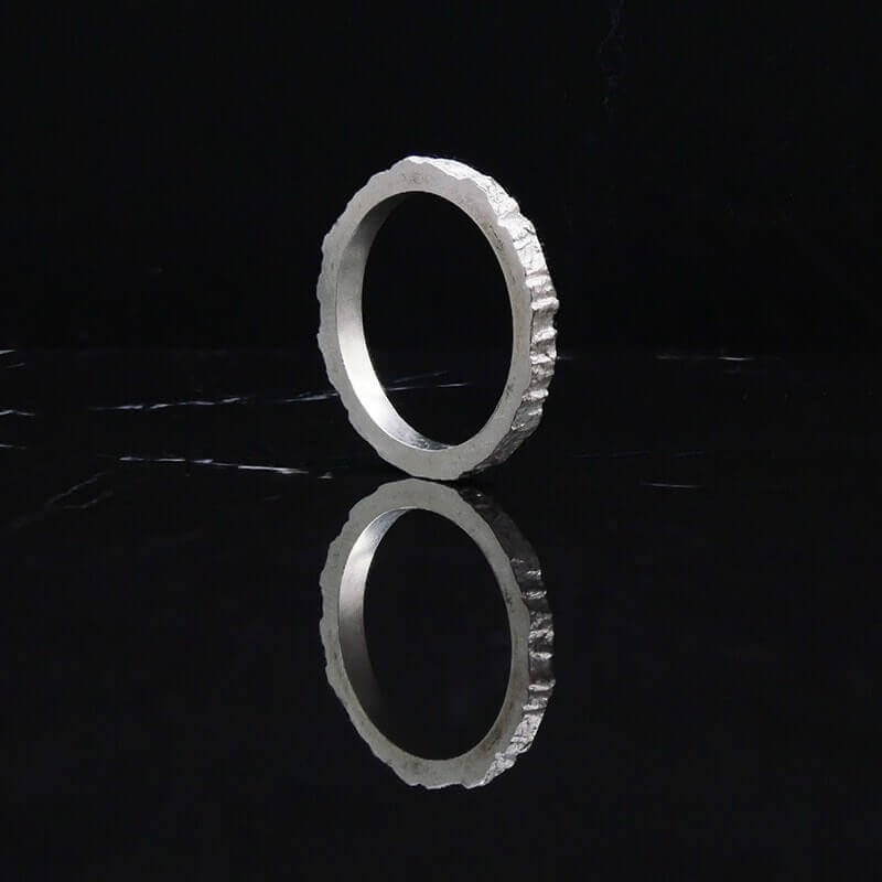 Alliance originale en argent -...