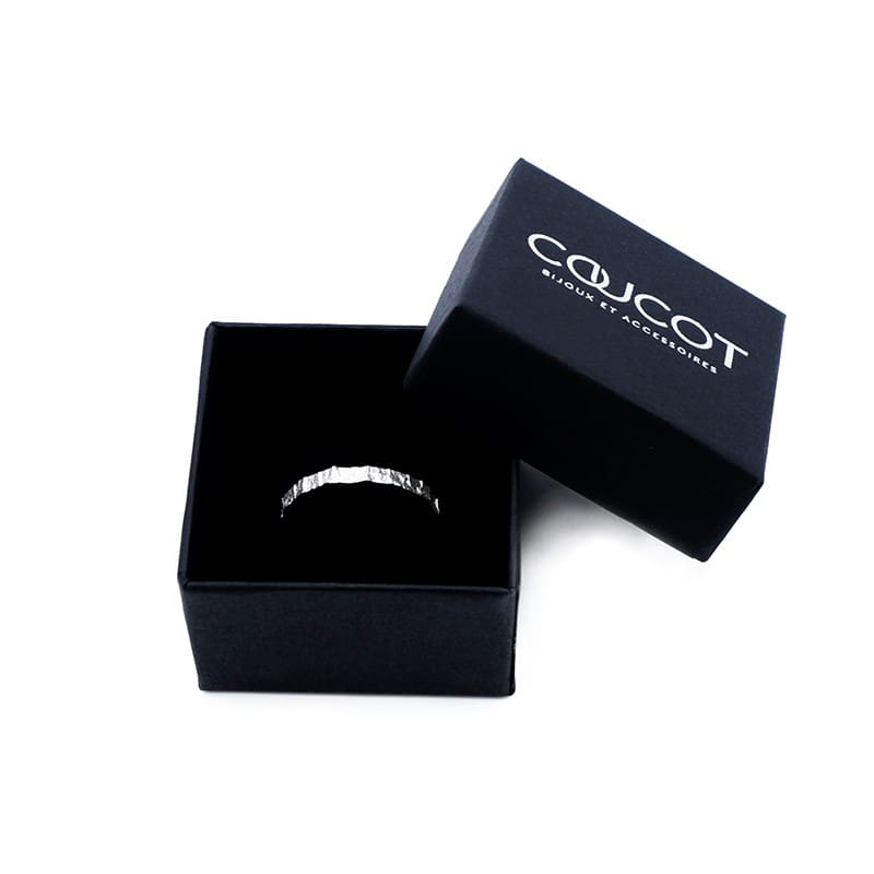 Alliance originale en argent -...