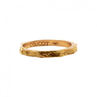 Wedding ring in 18K yellow gold A-76 M