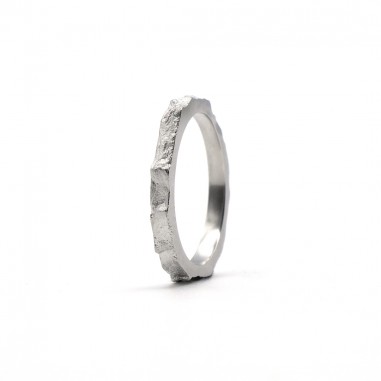 Men's platinum wedding band - A-76 M