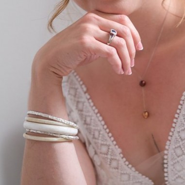 Jonc en argent Tungst-N