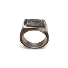 Man signet ring - Steinn
