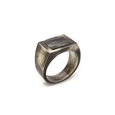 Man signet ring - Steinn