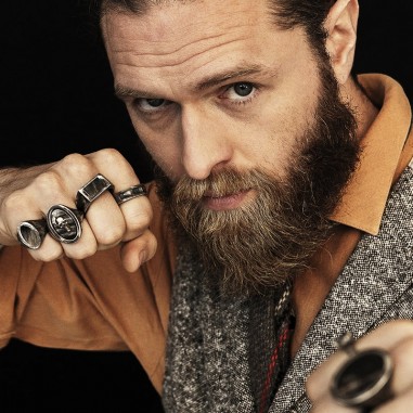 Man signet ring - Steinn