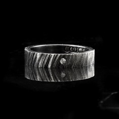 Men's white diamond wedding... 2