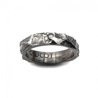 Men's diamond wedding ring - Model A76