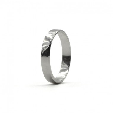 Atlas ribbon wedding band - M