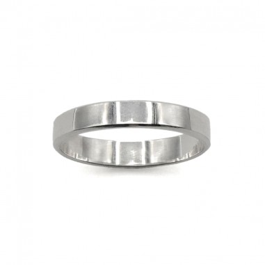 Atlas ribbon wedding ring - L