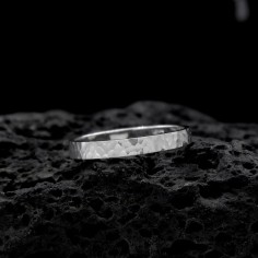 Vesta ribbon wedding ring - M 2