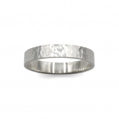 Vesta ribbon wedding ring - L