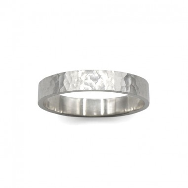 Vesta ribbon wedding ring - L