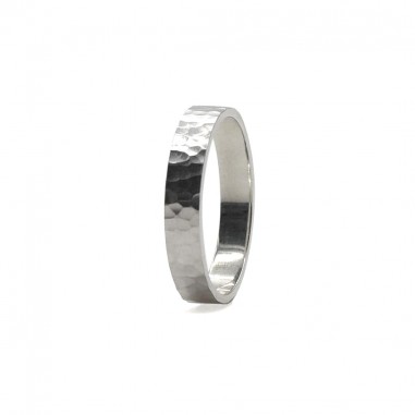 Vesta ribbon wedding ring - L