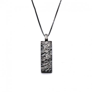 Men's diamond necklace - Hypérion S