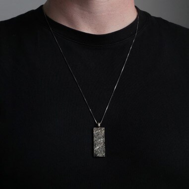 Men's diamond necklace - Hypérion L
