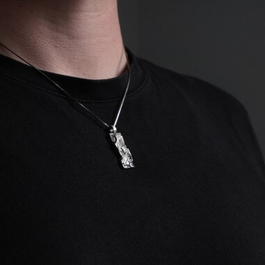 Men's diamond necklace - A76 S