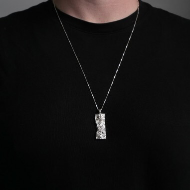 Men's diamond necklace - A76 L