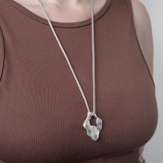 Silver necklace - Halo 2