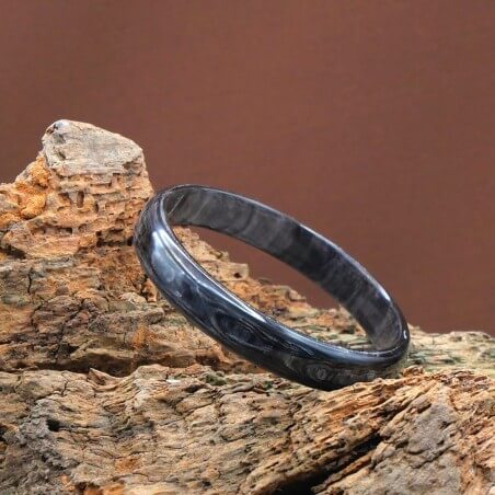 Photo mood fond bois du jonc en corne foncée 10 mm.