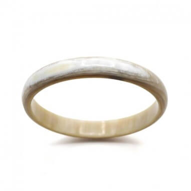 Horn bangle bracelet 10mm