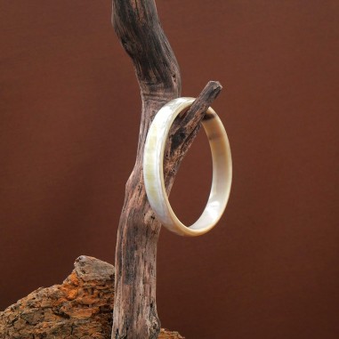 Horn bangle bracelet 10mm