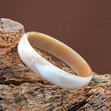 Horn bangle bracelet 15mm