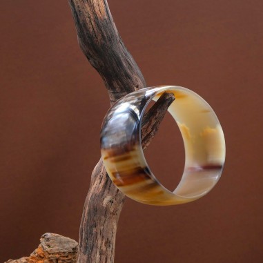 Horn bangle bracelet 30mm