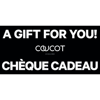 Photo du chèque cadeau vue verso.