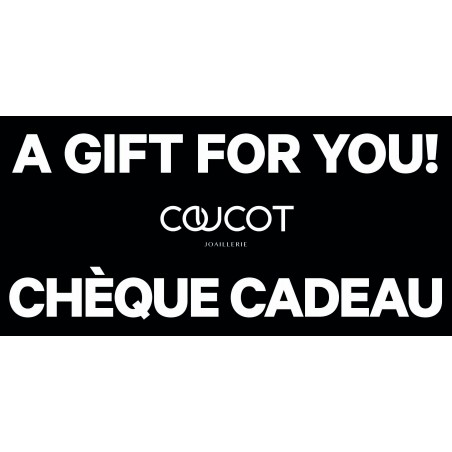 Photo du chèque cadeau vue verso.