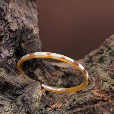 Horn bangle 5mm "Unknown lands"