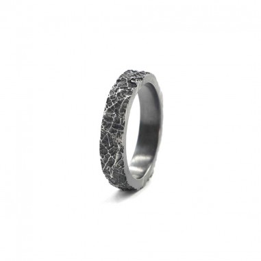 Photo sur fond blanc de l’alliance originale homme modèle raphia L vue de trois quart.