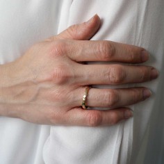 Modern women's wedding band... 2