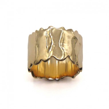 Wide gold ring - Helios XL