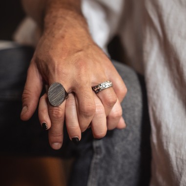 Signet ring Tungst-N-L