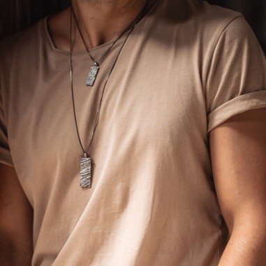 Hyper-IO-S silver necklace