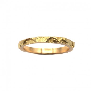 Wedding ring in 18K yellow gold A-76 M