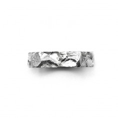 Men's wedding silver ring...