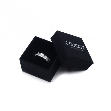 Men's wedding silver ring A-76-L