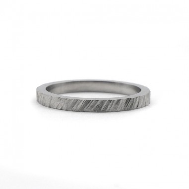 Wedding ring in platinum - Tungst-N-M
