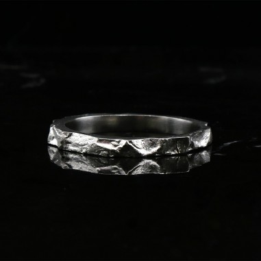 Men's platinum wedding band - A-76 M