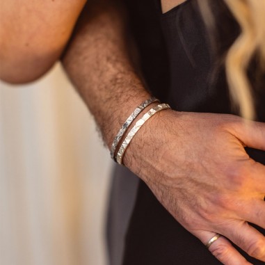 A-76 silver cuff-bracelet