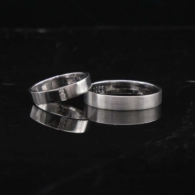 Sedna ribbon wedding ring - L