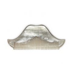 French mustache comb - Horn...