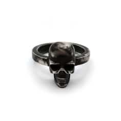 Skull silver ring - L