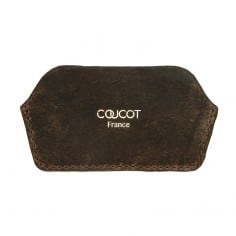 Leather case comb Le Voyageur