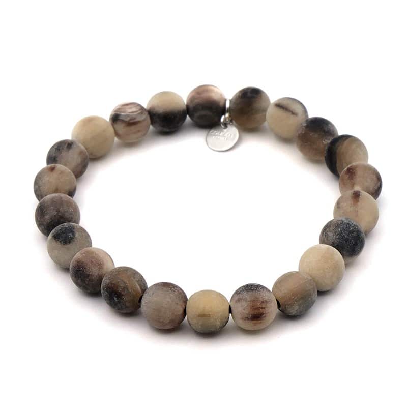 Bracelet perles en corne 10mm - Ditwin
