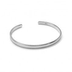 Manchette en argent homme -... 2