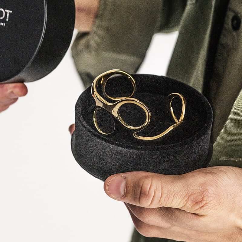 Bracelet ciseau en argent