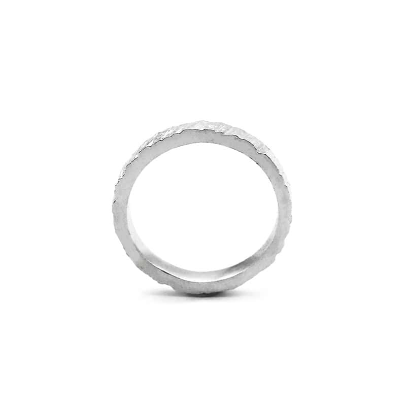 Alliance originale en argent -...